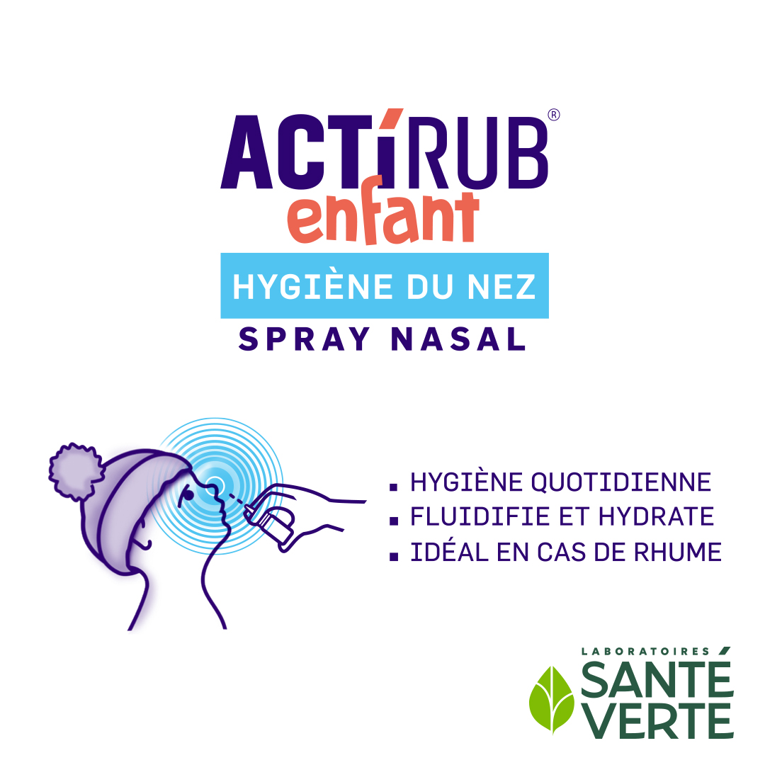Actirub® Spray Nasal Enfant • Laboratoires Santé Verte